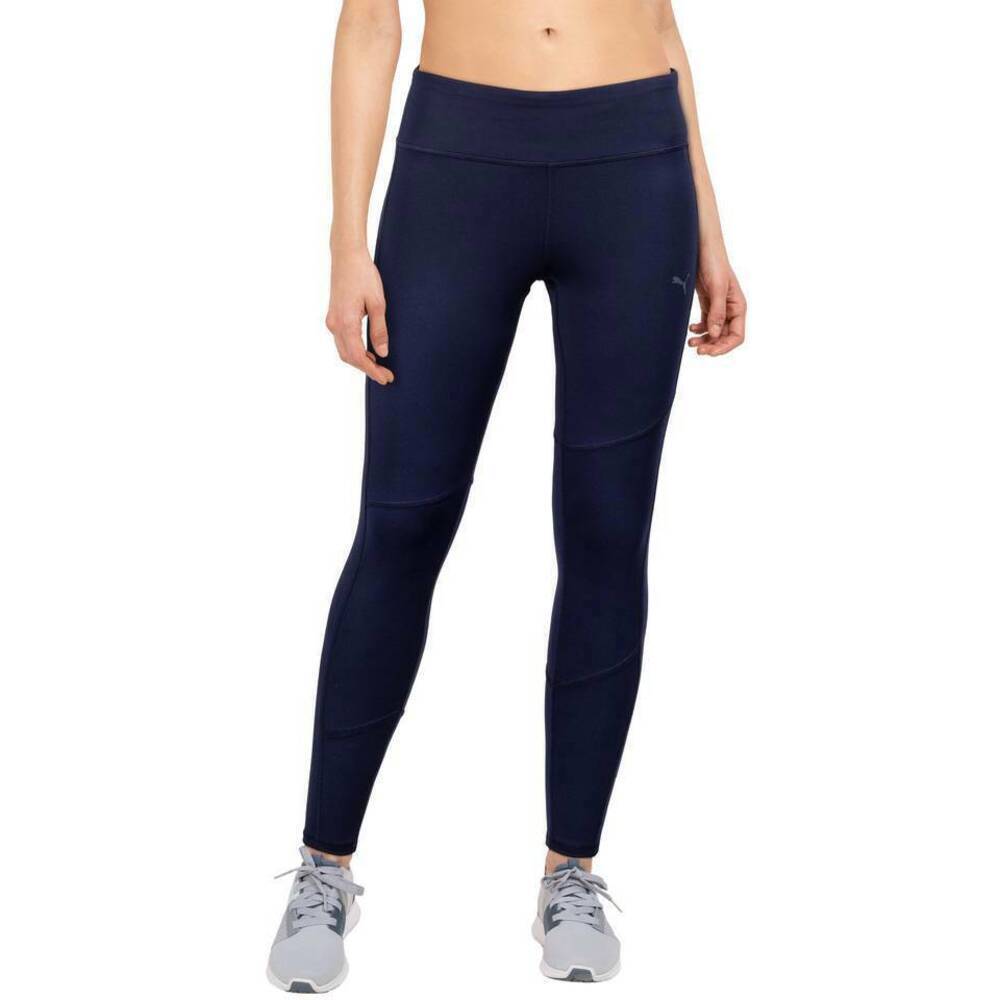 Puma Women's Transition 7/8 Logo Leggings In Blue Depths Size S $90